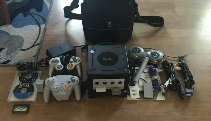 Nintendo GameCube w/ Gameboy Participant, 2 Controllers and extra Equipment