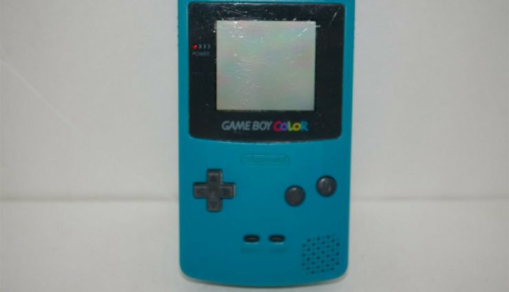 Nintendo Sport Boy Coloration Teal Handheld Console GBC TESTED