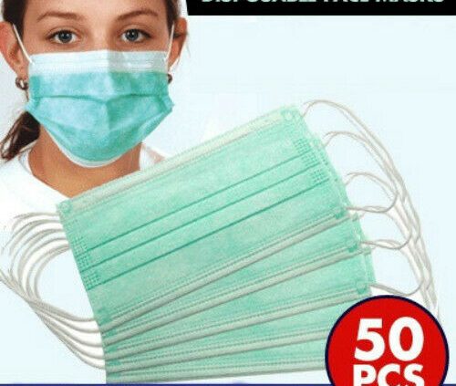 50 pcs Triple Layer Filtration Clinical Disposable