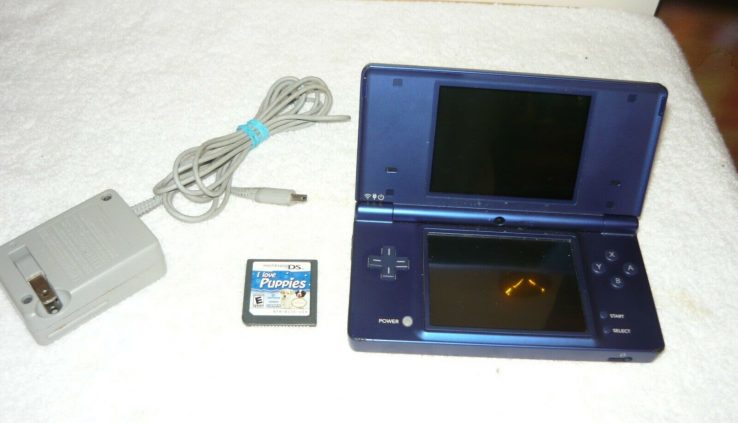 Nintendo DSi Blue Console with 1 Recreation and Charger