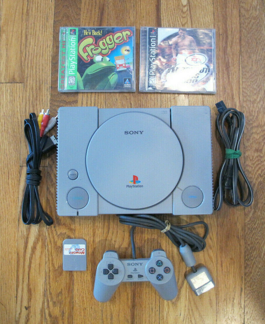 PlayStation 1 PS1 Bundle SCPH-9001 - Controller - 2 Games ...