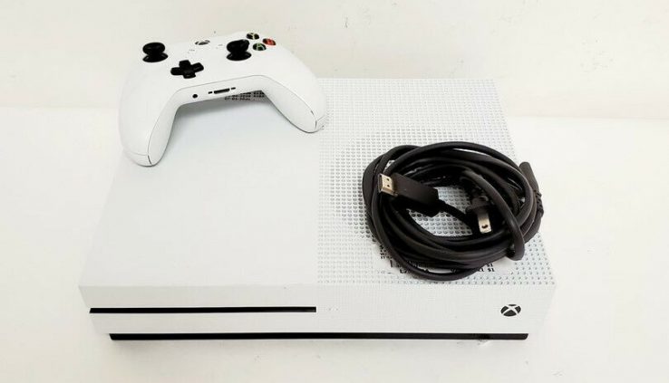 Microsoft Xbox One S 1681 500GB White Video Sport Consoles 08/L73198A