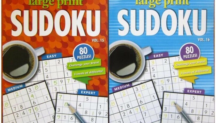 Lot of 2 Sudoku Puzzle Books