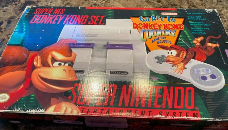 Gargantuan Nintendo Machine SNES Console Donkey Kong Country Put Entire in Field!