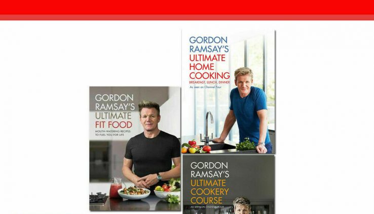 Gordon Ramsay 3 Books ✅ Scheme Closing Match Meals ✅ Home Cooking ✅ Cookery Path ✅