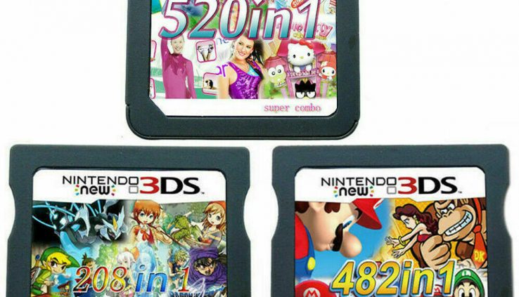 208/482/520 in 1 Video Video games Cartridge Playing cards For DS NDS 2DS 3DS NDSI NDSL