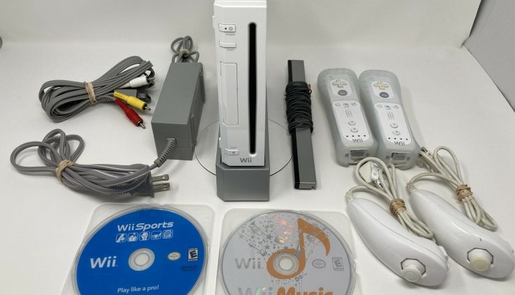 Professional Nintendo Wii Console Wii Sports activities/Wii Music Bundle