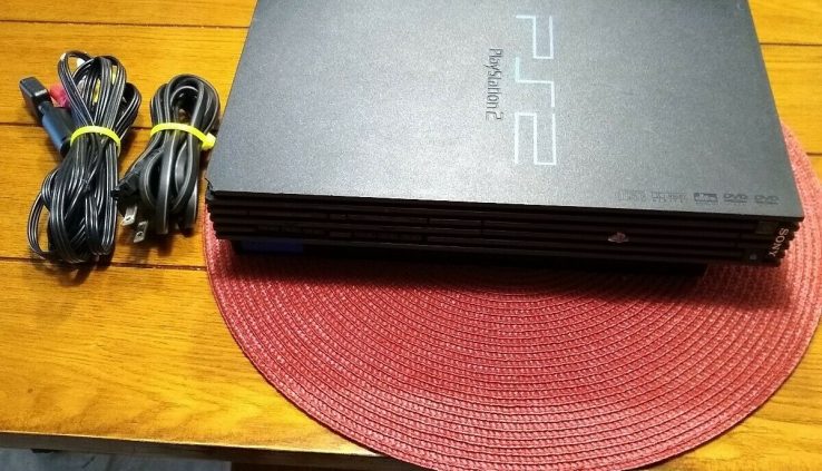 Sony PlayStation 2 PS2 Console – Dim (SCPH-39001) w/ Cables (Examined, Working)