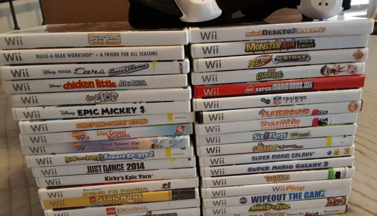 Nintendo Wii Video games (All Tested) – Mario, Donkey Kong, Link, Others