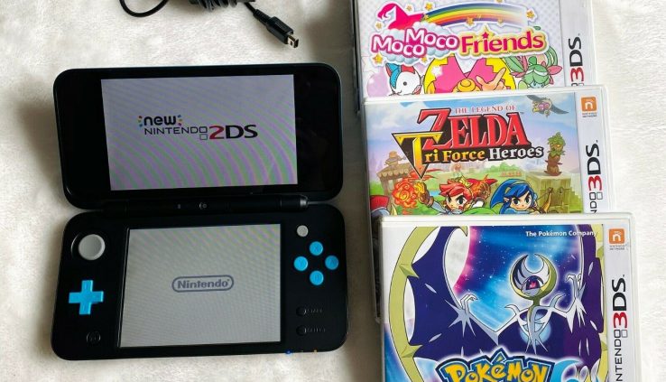 NO RESERVE !! “NEW” Nintendo 2DS XL w/Games & Charger! Pleasing Situation!