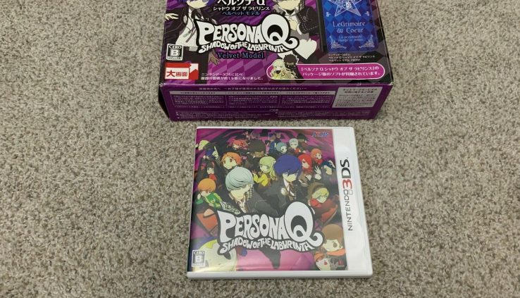 Persona Q Velvet Model 3DS LL console & sport bundle