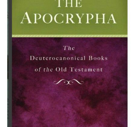 The Apocrypha Deuterocanonical Books of the Old-fashioned Testament (Hardcover) New w/rm*