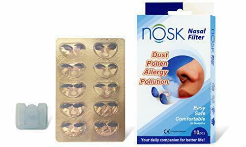 NOSK – Allergen/Mud/Pollution Progressed Breathable Nostril Filter 10 PCS