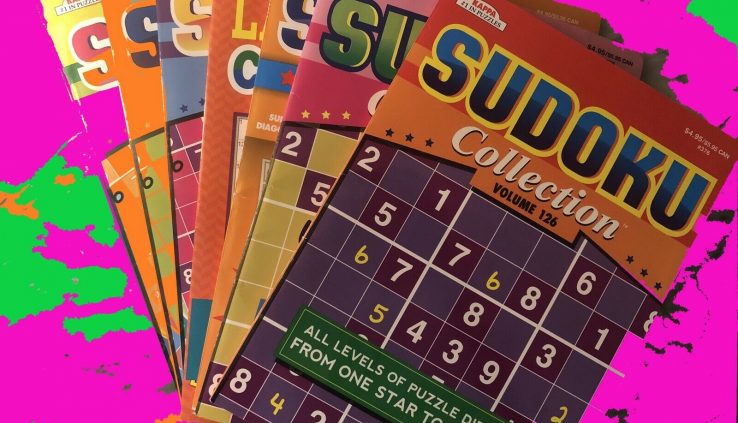 FREE SHIPPING – 3 Sudoku Puzzle Books