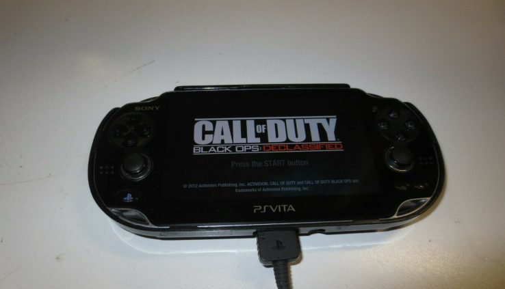 Sony PS Vita PSVITA PCH-1001 Dark 4 GB Intention with Charger & Laborious Case.