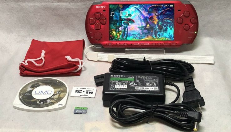 Sony PSP 3000 Resplendent Rad System with 1 sport & Memory Card Bundle