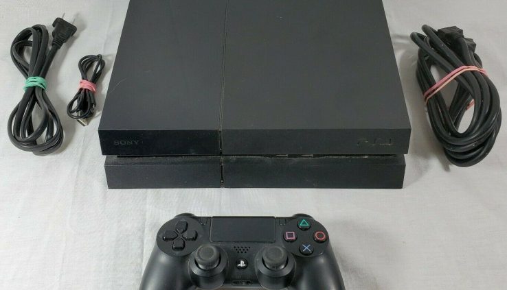 Sony PlayStation 4 500GB Console Lot – Controller & Cords (CUH-1115A) – Tested