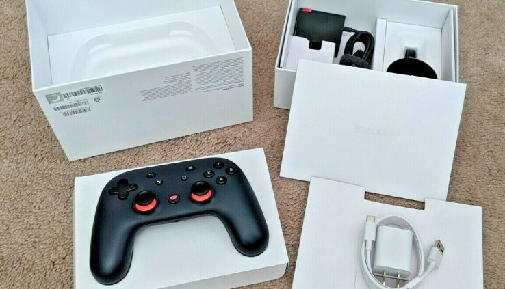 Google Stadia Founders Edition Bundle (Night Blue) in conjunction with Chromecast Extremely!