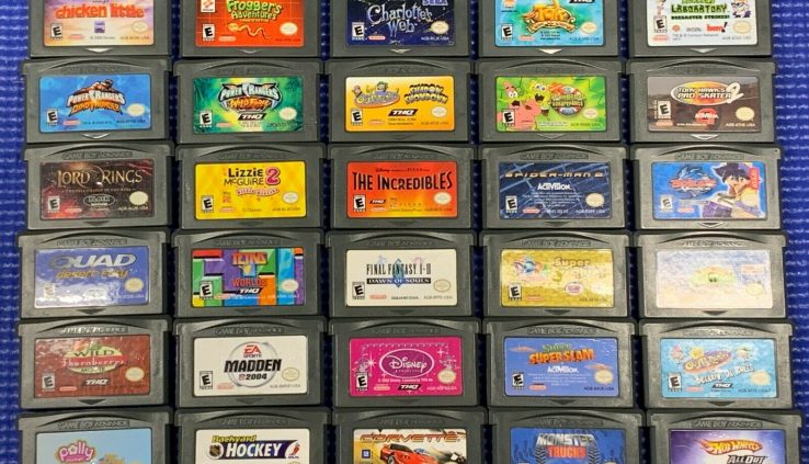 Nintendo Gameboy Advance Video games Total Fun Elevate Decide GBA DS Lite Video Video games