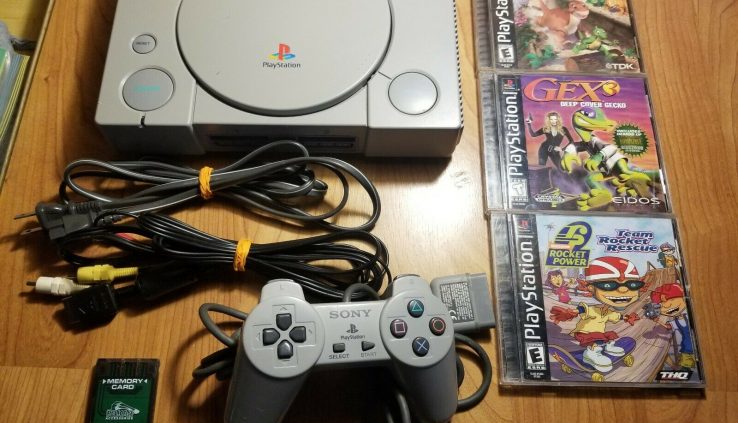 Sony PlayStation Console Gray *Everything cleaned and examined*