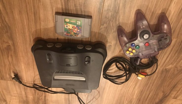 Nintendo 64 Kit With 1 Console 1 Controller And Cables