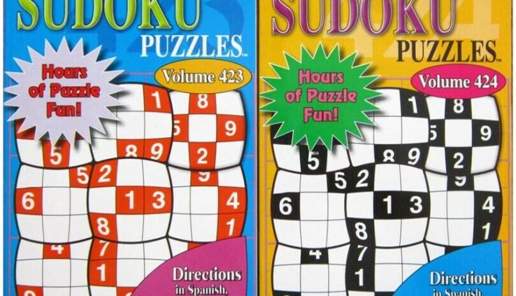 Lot of two Pocket Sudoku Puzzle Books