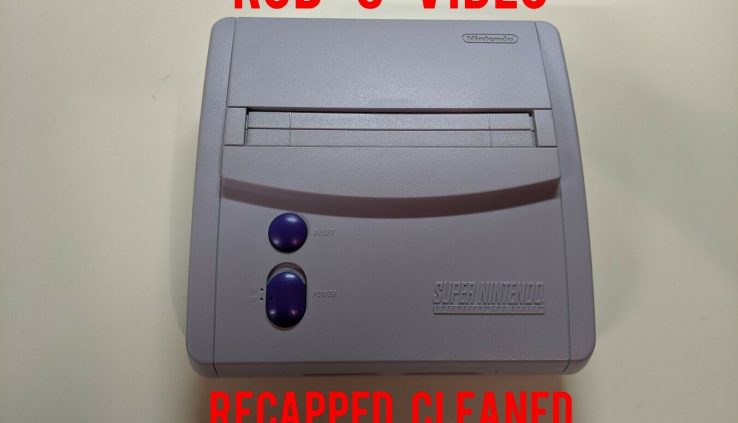 SNES Jr RGB/S-Video – Recapped – C11 changed – Cleaned