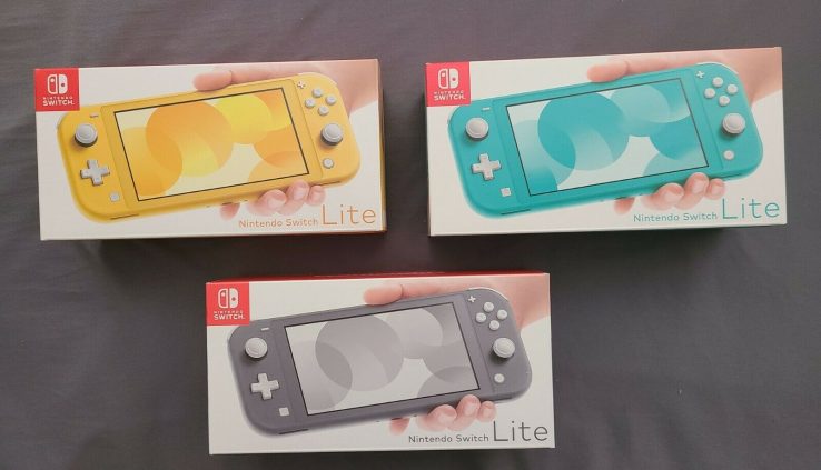 Nintendo Switch Lite Yellow Grey Turquoise BRAND NEW!