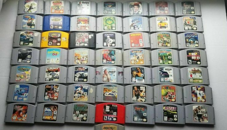 Hundreds of | Loose | Nintendo 64 Video Video games | Checklist for N64 Console | No Reserve