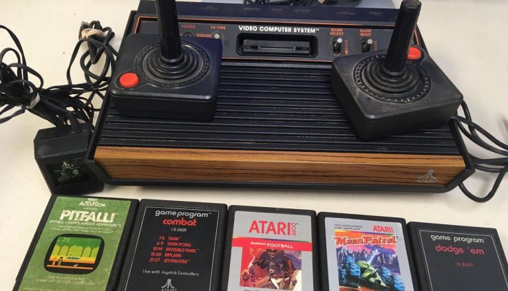 Atari 2600 Console 2 Controller 5 Video games Assured!