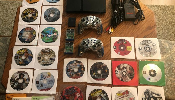 Sony Playstation2 PS2 Slim Gadget Lot 20 Video Video games Console Bundle VERY NICE!