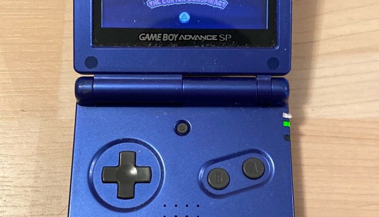 Nintendo Sport Boy Attain SP Cobalt Blue Handheld Machine Works