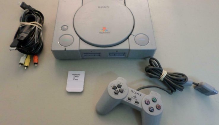 Sony PlayStation One Grey Gaming Console SCPH-1001, U8466249