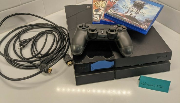 Sony PlayStation 4 PS4 Console 500 GB with Cables, Controller, Video games