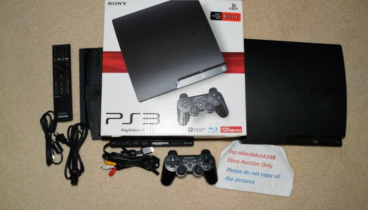 Sony Ps3 PS3 Slim Console CECH-2001A 120GB Controller