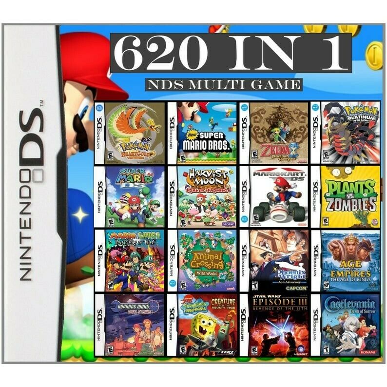 nintendo ds games cartridge multi games for