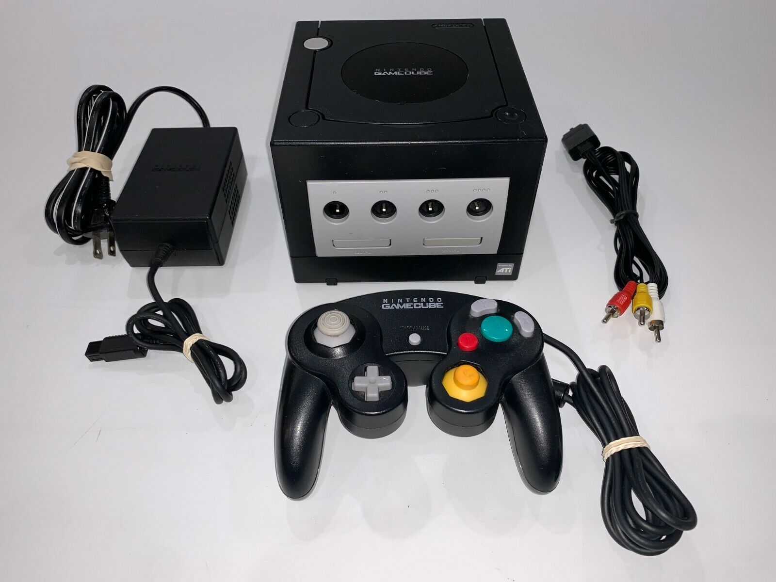 Nintendo Gamecube (BLACK DOL-001) Machine Console, OEM Controller ...