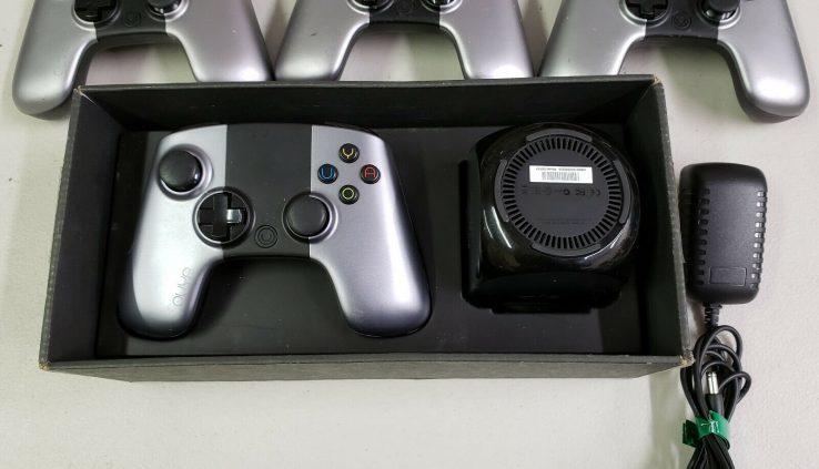 Ouya sport console with 4 controllers and vitality adapter! (Examined, Works!)