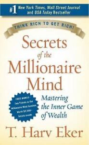 Secrets and techniques of the Millionaire Thoughts by T Harv Eker FREE SHIPPING The Hardcover book