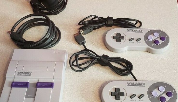 Pleasurable Nintendo SNES Fundamental Mini Console modded with 200 extra games