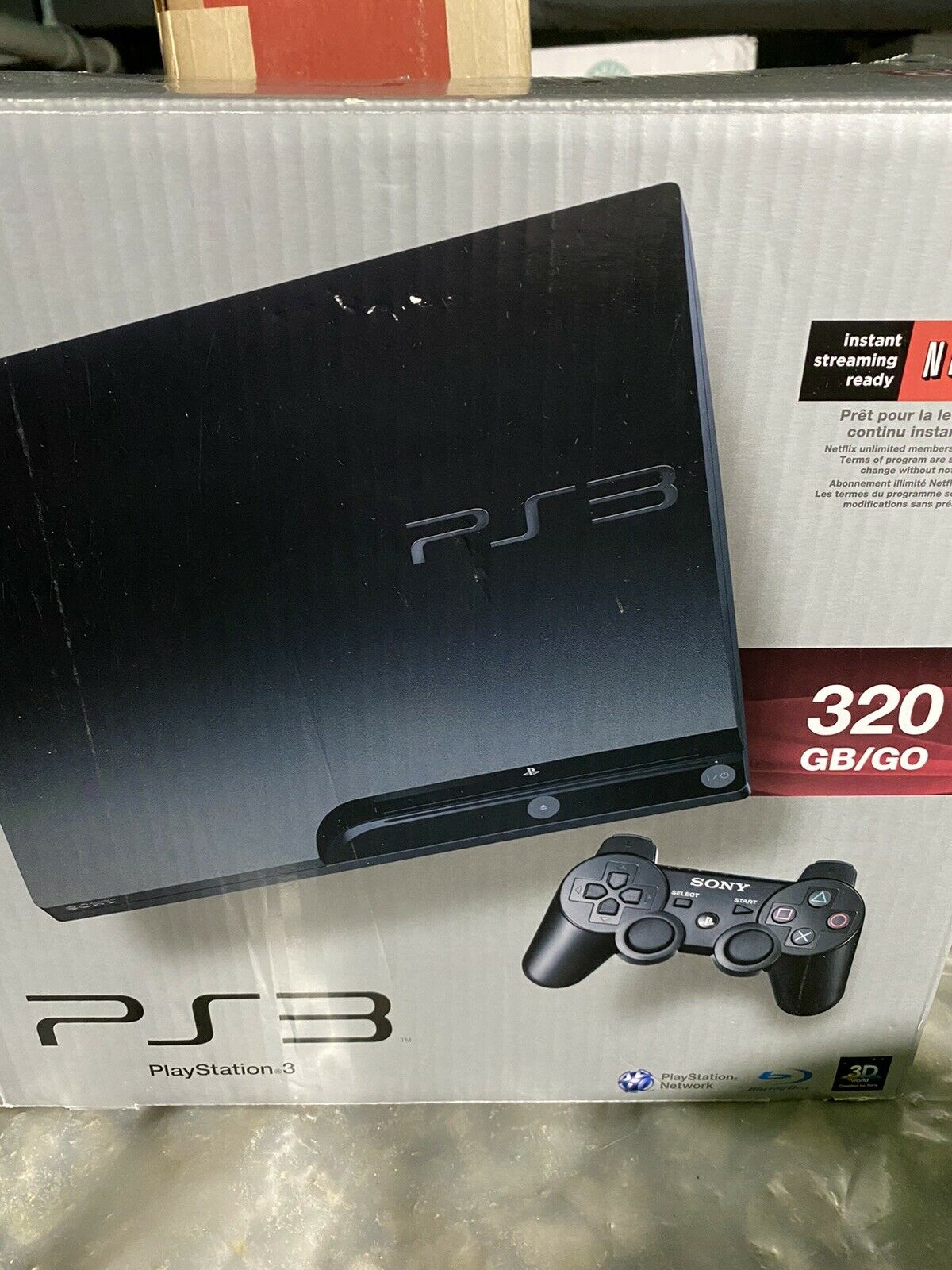 Sony PlayStation 3 Delivery Edition 320GB Charcoal Sunless Console ...