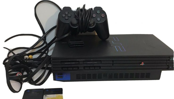 Sony PlayStation 2 Full Black PS2 Console With Controller + Reminiscence Playing cards