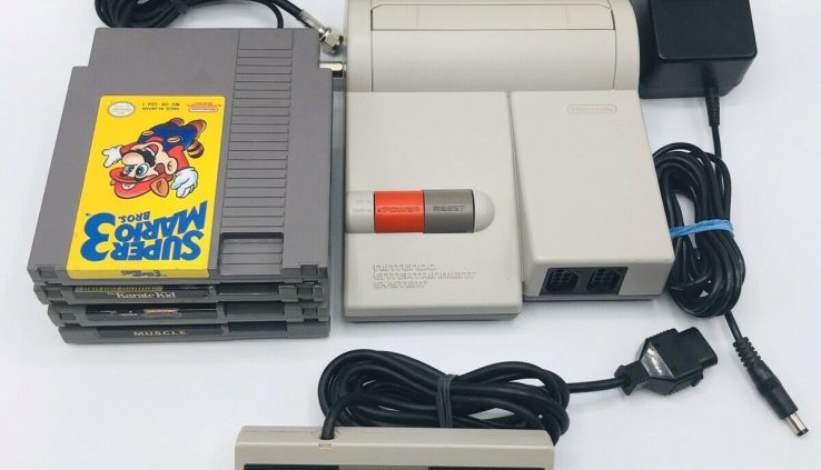 NES Top Loader Console (Nintendo) Cleaned and Tested