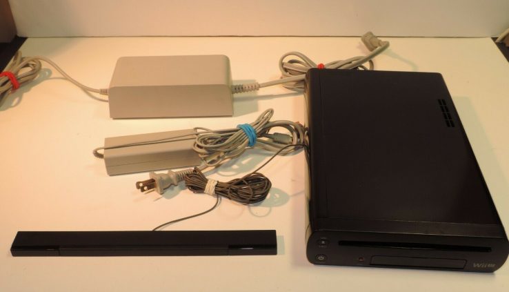 Shaded Wii U WUP-101(02) 32GB Substitute System w/ AC Adapter & Sensor!