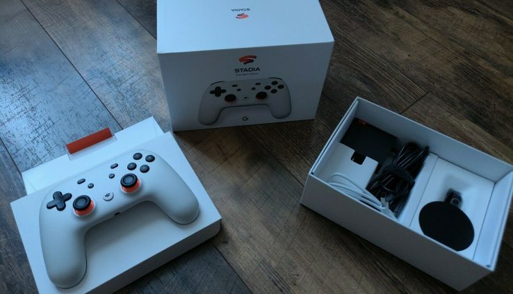 Google Stadia Premiere Model – Contains Controller And Chromecast Ultra