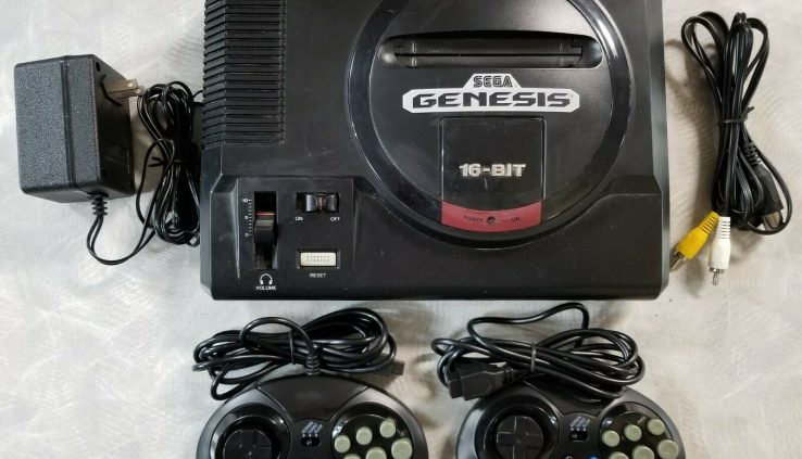 2 – 6 button Controller – Normal SEGA GENESIS Console MK-1601 or 1st Gen