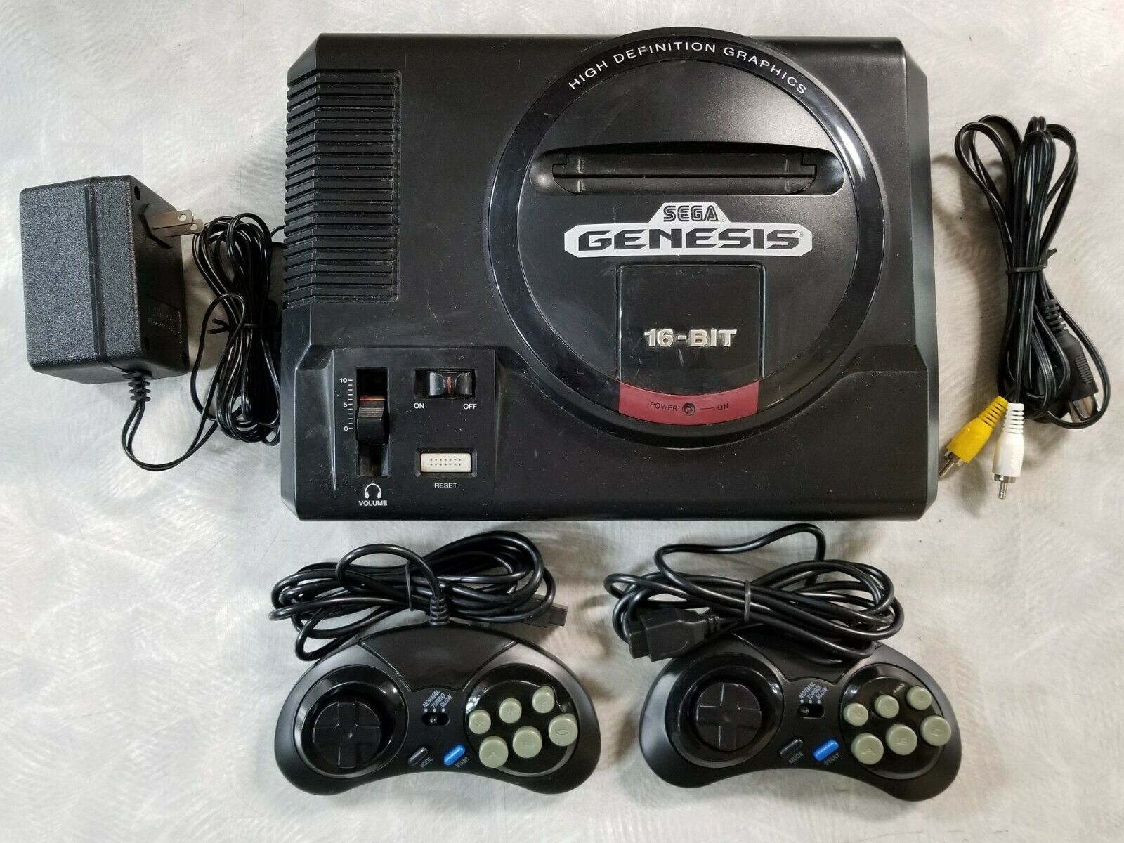 2 - 6 button Controller - Normal SEGA GENESIS Console MK-1601 or 1st ...