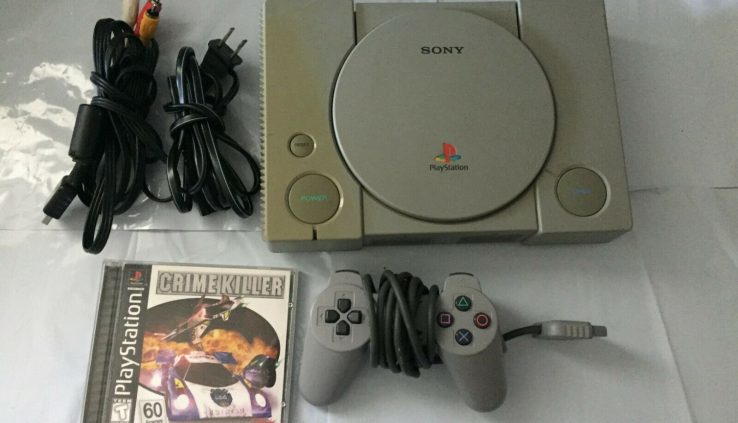 Sony PlayStation PS1 PSX Console Arrangement Total (TESTED) (SCPH-7501)
