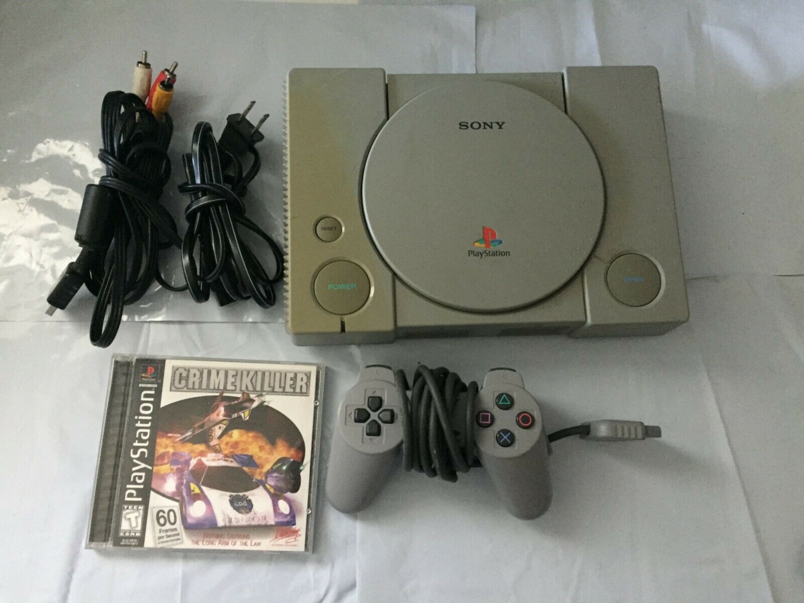 Sony PlayStation PS1 PSX Console Arrangement Total (TESTED) (SCPH-7501 ...