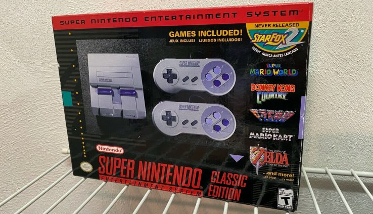 Natty Nintendo Leisure Machine SNES Classic Mini Model 100% Legit